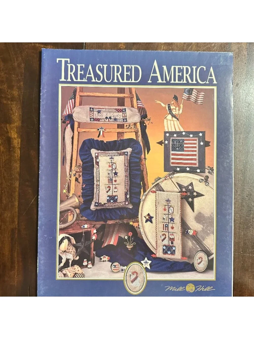 Treasured America Cross-Stitch Pattern Book By Mill Hill